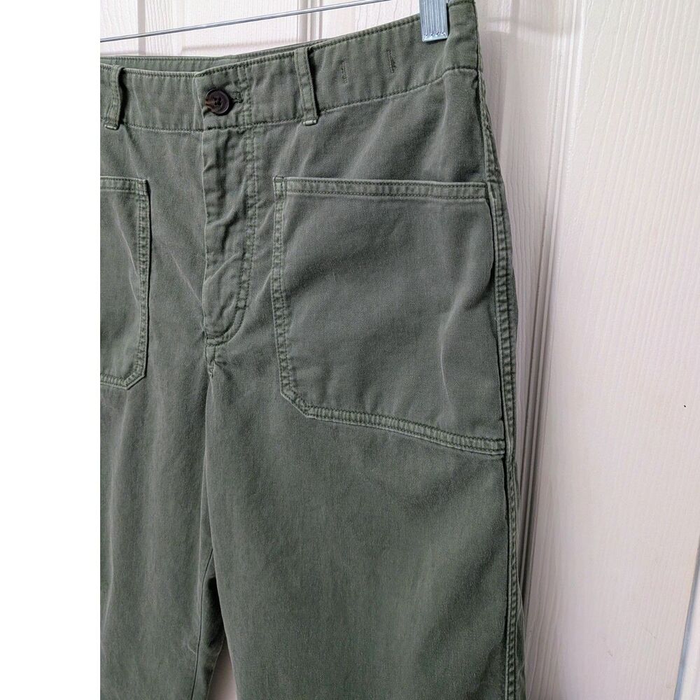 Madewell Olive Green The Taper-leg Utility Pant | SZ 8 - Picture 7 of 9